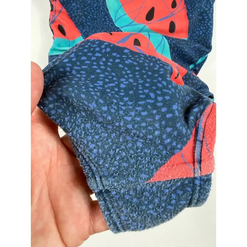 Tea Collection Watermelon Zip Front One-Piece Swimsuit Size 2